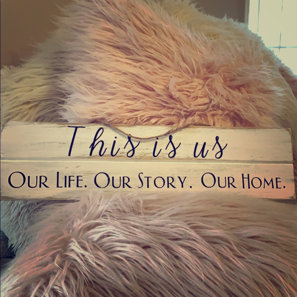 Wood rustic sign
